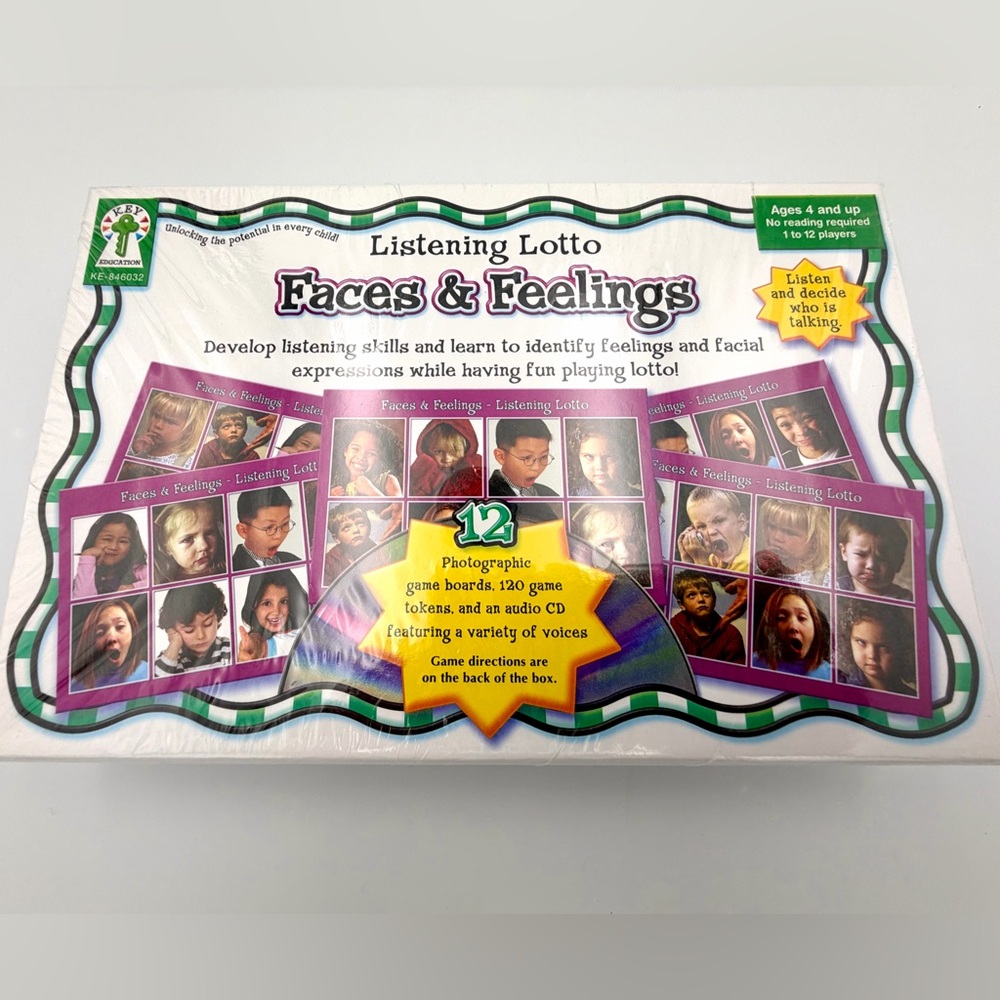 Listening Lotto “Faces and Feelings” Game
